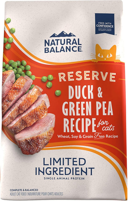 Limited Ingredient Diet | Adult Grain-Free Dry Cat Food | Protein Options Include Duck, Chicken, Salmon or Venison